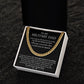 To My Military Dad - Cuban Link Chain