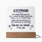 Gift for Stepdad - Square Acrylic Plaque
